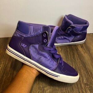 Y2K Purple Supra Sneakers